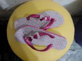 Florzinha com fita em cetim